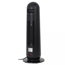 Keramični pokončni grelnik Adler LCD 2200W, črn