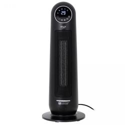 Keramični pokončni grelnik Adler LCD 2200W, črn