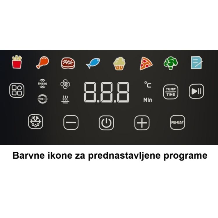 Cvrtnik na vroči zrak Vorner VAFDH-0663, dvojni grelec, 2000 W