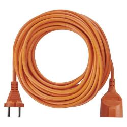 Podaljšek Emos 20 m / 1 vtičnica / oranžni / PVC / 230 V / 1,5 mm2