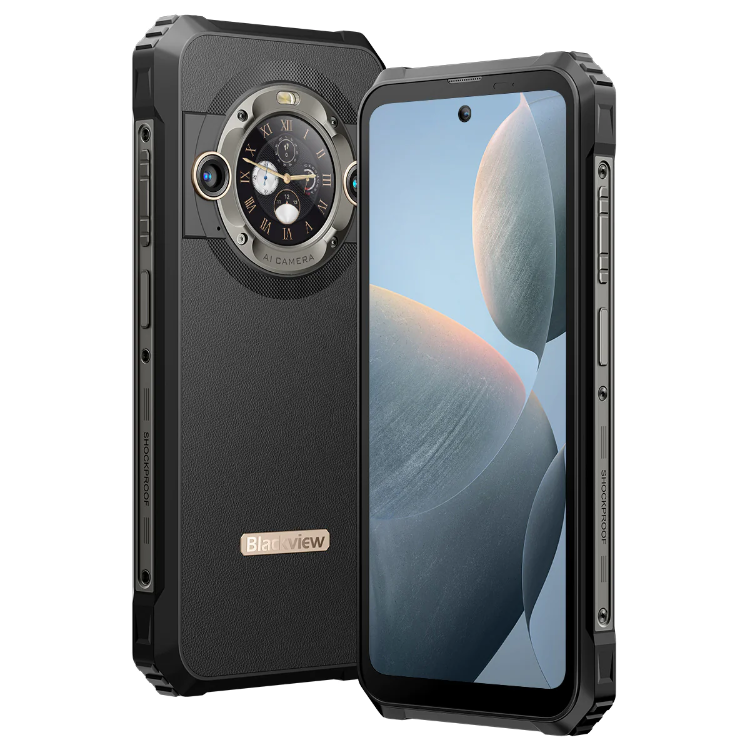 Pametni robustni telefon Blackview BL9000, 12 GB + 512 GB, črn