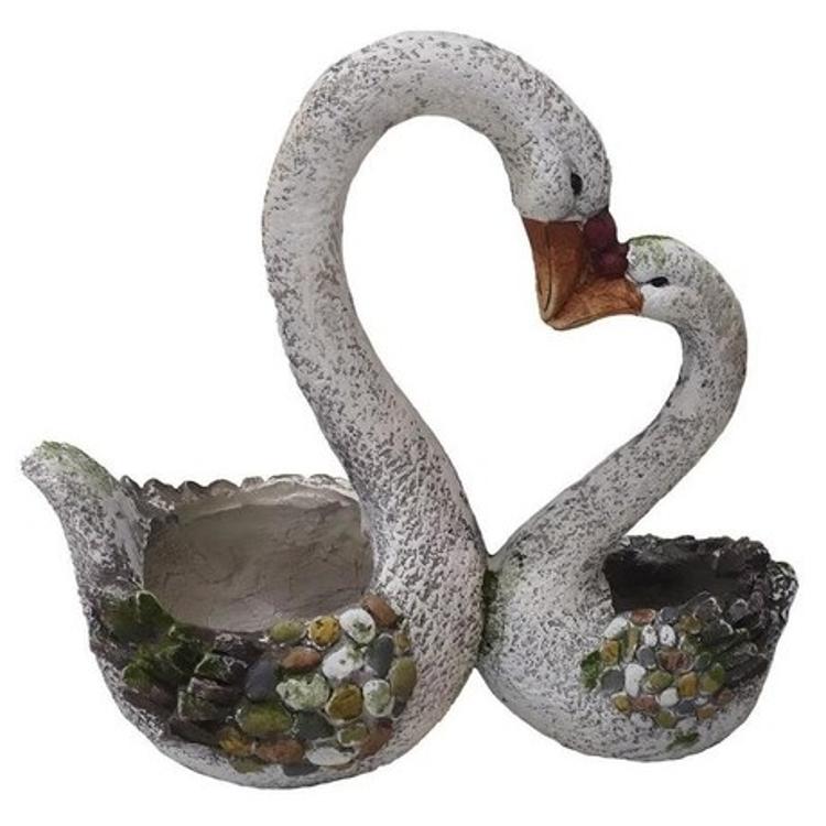 Vrtni kipec - labod, 49x23 cm, h 44 cm