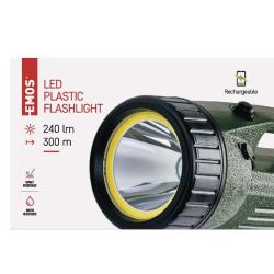 Ročna polnilna LED svetilka Emos EXP.+COB 3810 10W, 240lm, 4000mAh