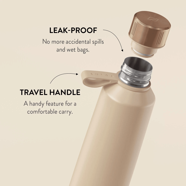 Termo steklenica Burga, 500 ML, Tan