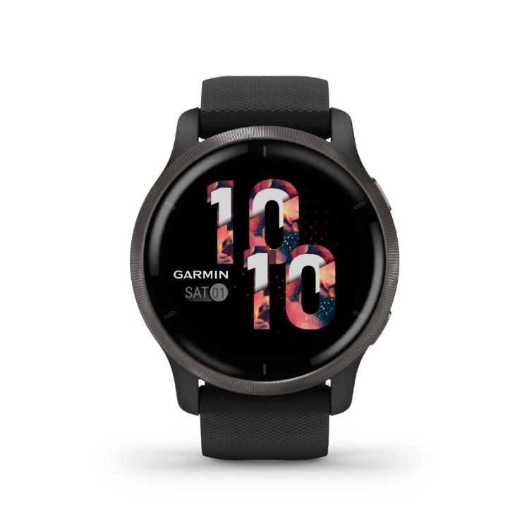 Pametna športna ura Garmin Venu 2 GPS, 45 mm, črno-siva (black/slate)_1