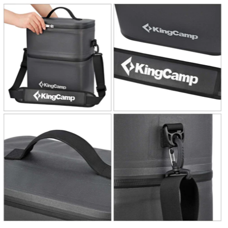 Hladilna torba Lindeman KingCamp KP2106, 6,2 L, Charcoal