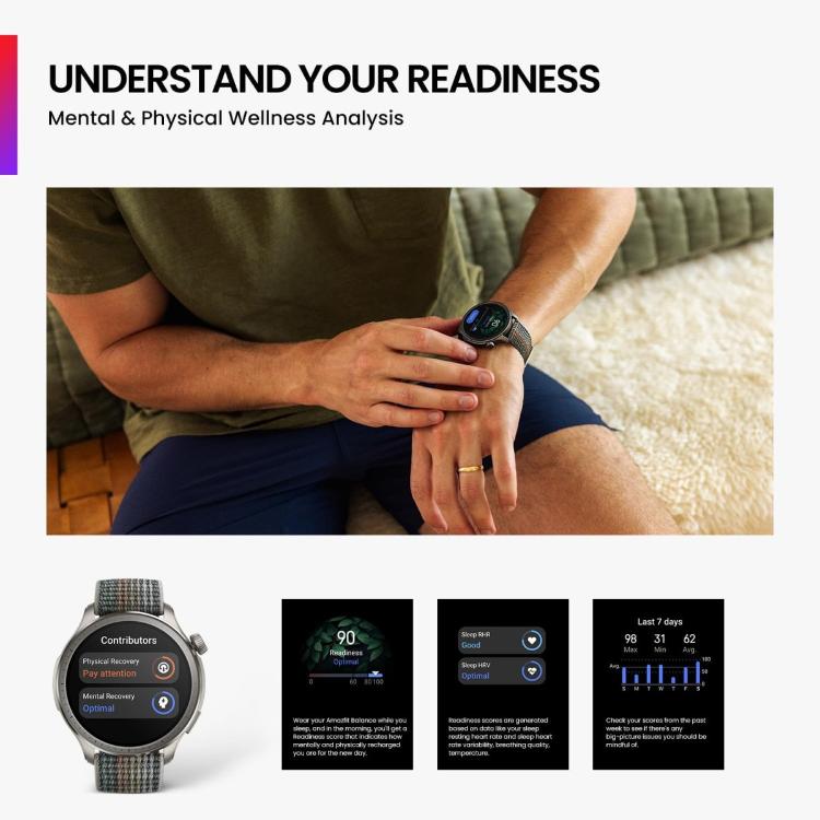 Pametna ura Amazfit Balance, črna