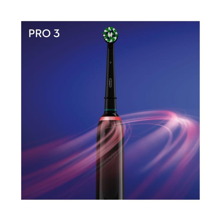 Električna zobna ščetka Oral-B Pro3 CA, črna + etui_2