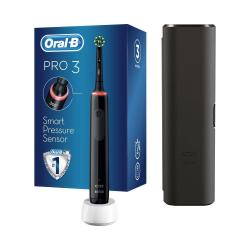Električna zobna ščetka Oral-B Pro3 CA, črna + etui_1