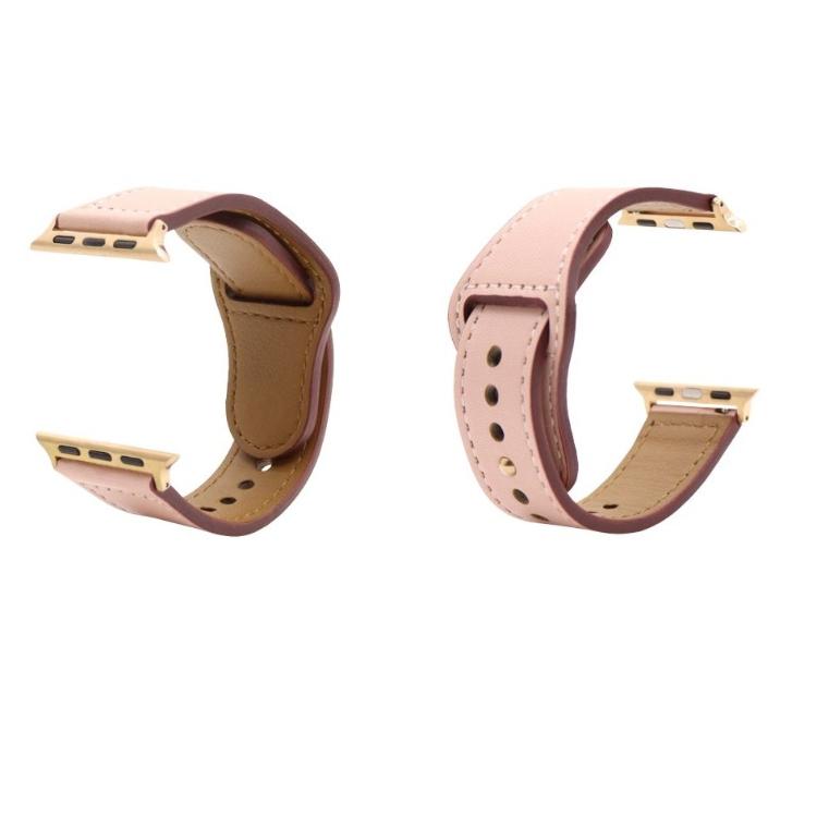 Usnjen pašček Chameleon Style za Apple Watch (38/40/41 mm), roza
