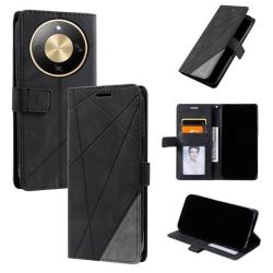 Zelena preklopna torbica za pametni telefon Honor Magic8 Pro z magnetnim zapiranjem, režami za kartice