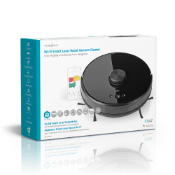 Robotski sesalnik Nedis WIFIVCL001CBK WIFI 3V1