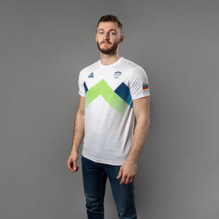 Moška tehnična kratka majica Peak ZF64211, bela, velikost 2XL