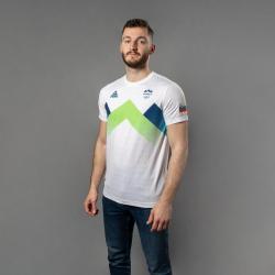 Moška tehnična kratka majica Peak ZF64211, bela, velikost 2XL