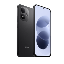 Xiaomi Redmi Note 17 4/128GB (26012RN62Y) – črna izvedba telefona, sprednji in zadnji pogled z dvojno kamero.