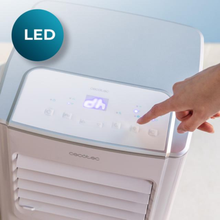 Cecotec klimatska naprava z LED zaslonom in upravljanjem na dotik na zgornji plošči