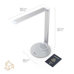 Namizna svetilka TaoTronics TT-DL19, srebrna