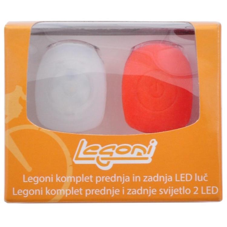 Svetilka za kolo Legoni, komplet - sprednja in zadnja 2 LED_1