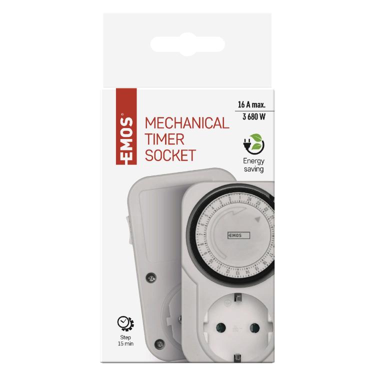 Razdelilec Schuko P5522  z mehansko stikalno uro