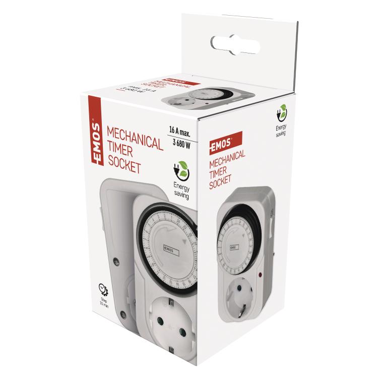 Razdelilec Schuko P5522  z mehansko stikalno uro
