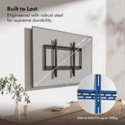 Fiksen TV stenski nosilec VonHaus 60-120'', do 120 kg