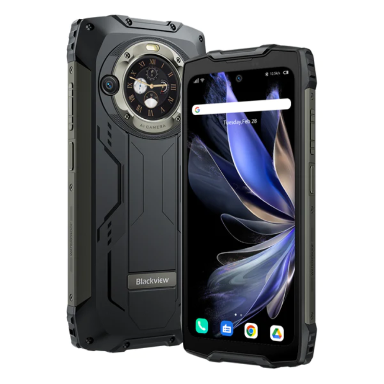 Pametni robustni telefon Blackview BV9300 Pro, 12 GB + 256 GB, z vgrajeno 100 LM