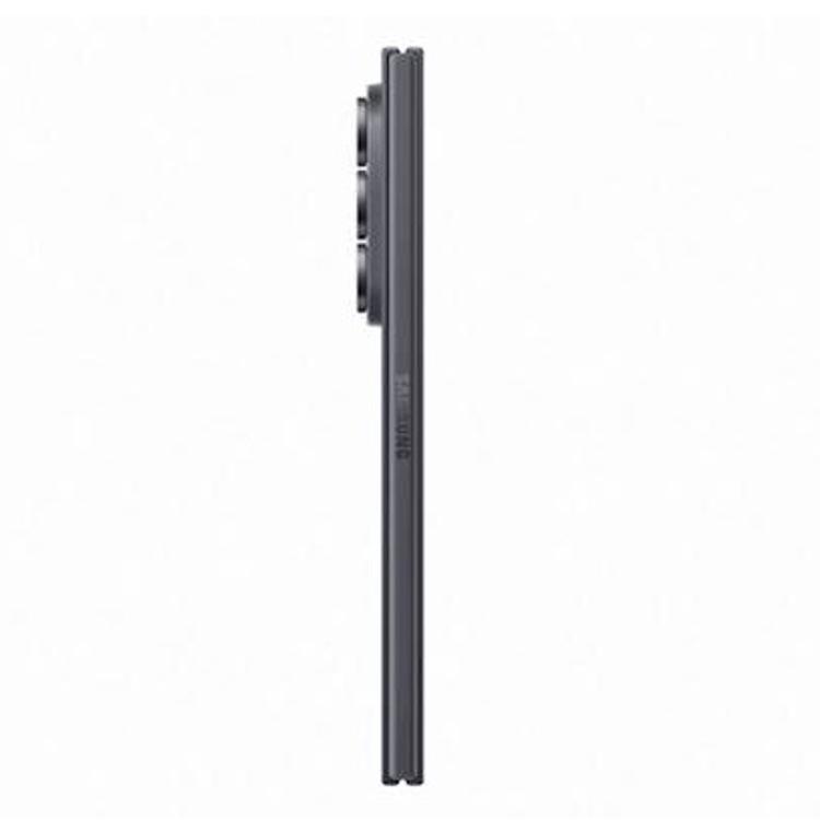 Samsung Galaxy Z Fold8 Ultra 256GB Graphite – stranski profil telefona v grafitni barvi s tankim ohišjem in trojno kamero.
