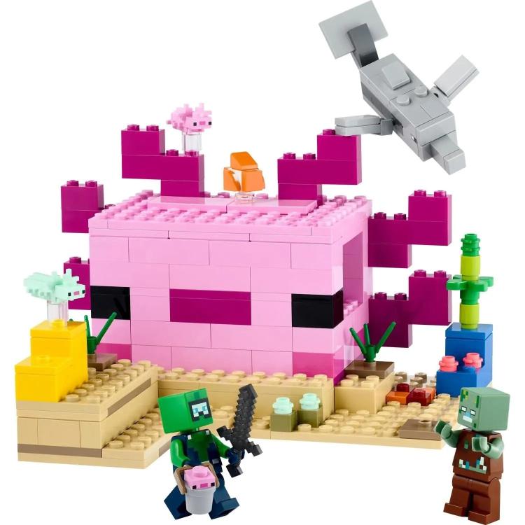 Lego Minecraft Hiša axolotl - 21247