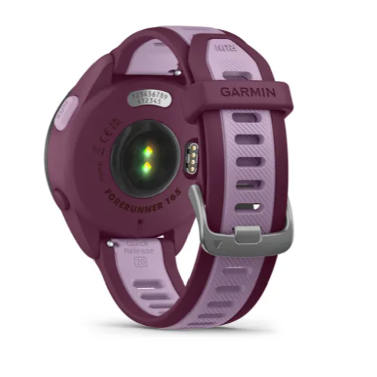 Pametna ura Garmin Forerunner 165 Music, temno vijoličen/svetlo vijoličen