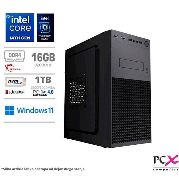 Računalnik PCX Exam, i5 14400/16GB/1TB/W11P