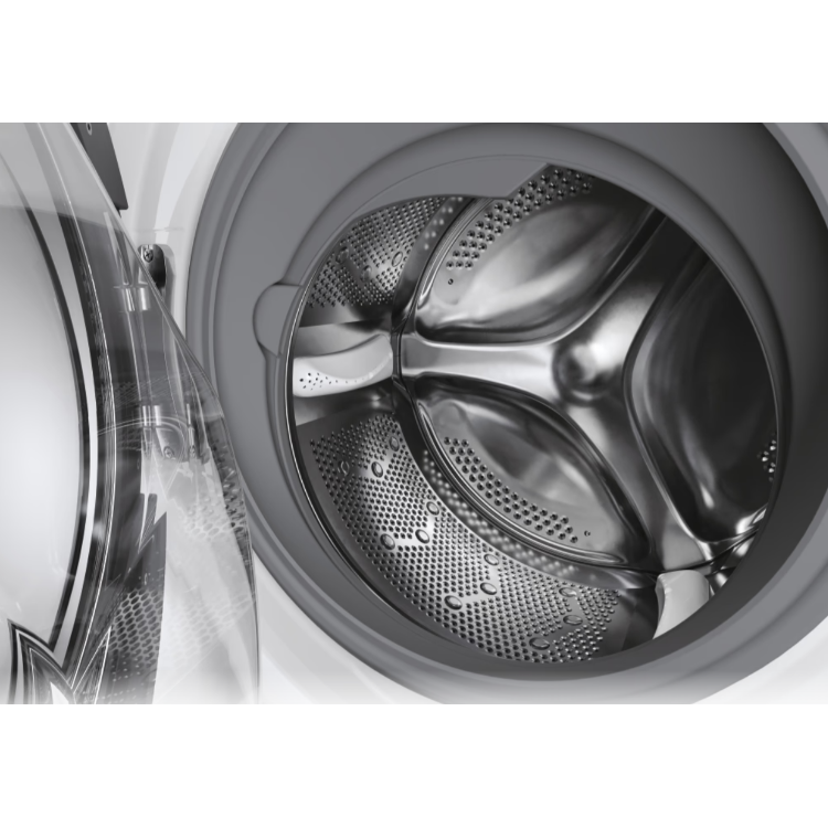 Notranjost bobna iz nerjavečega jekla, pogled od blizu