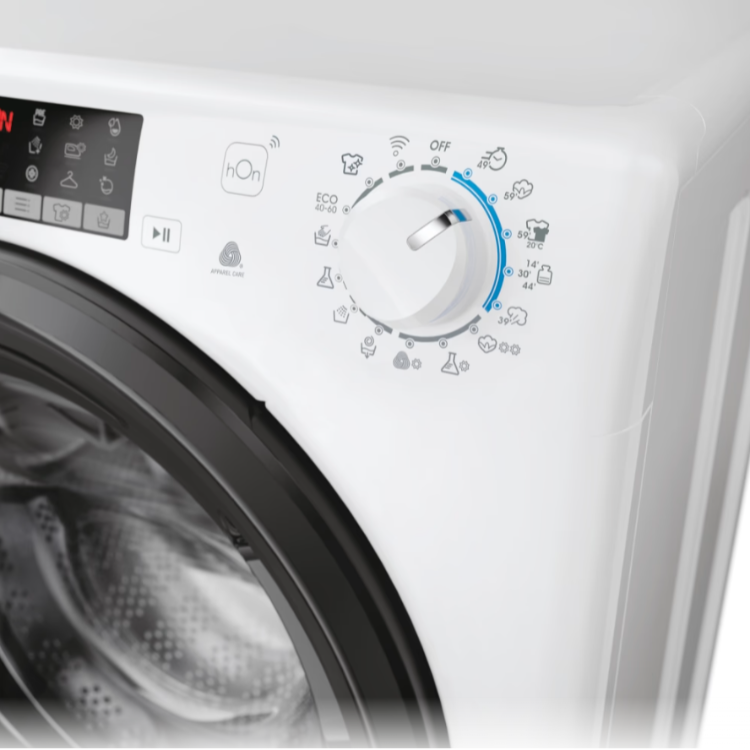 Gumb za izbiro programov z označenimi nastavitvami pranja