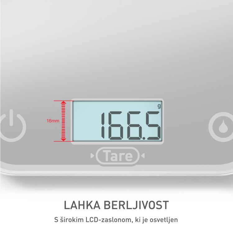 Kuhinjska tehtnica Tefal Optiss New Silver BC50U4V0