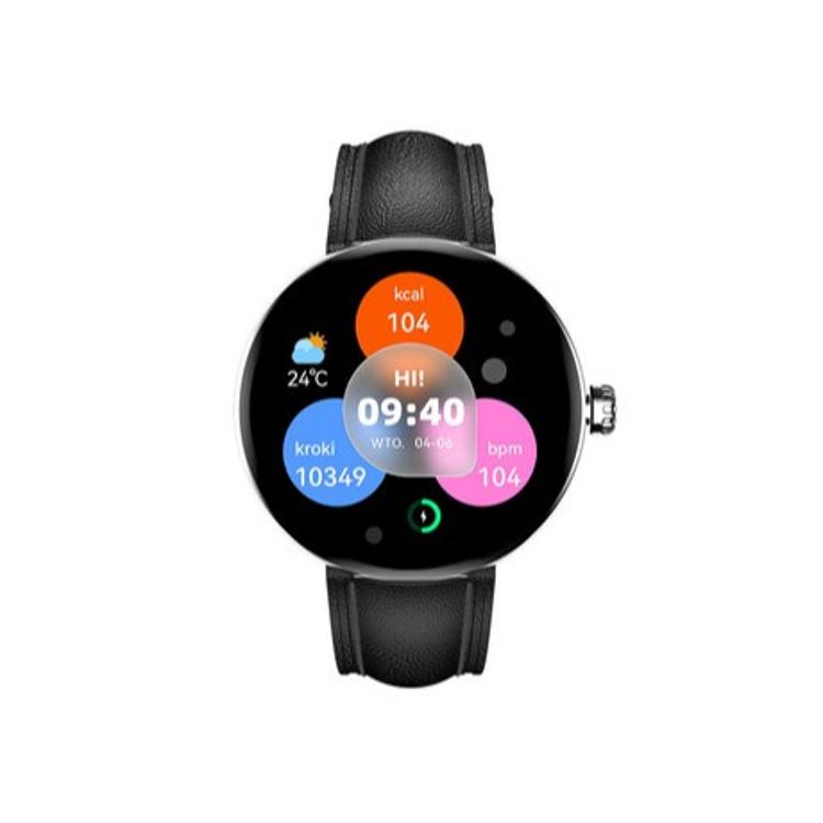 Pametna ura Forever ForeVive 5 SB-365, 1.3" AMOLED zaslon, IP68, srebrna 