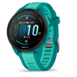 Pametna ura Garmin Forerunner 165 Music, turkizen/zelenkasto moder