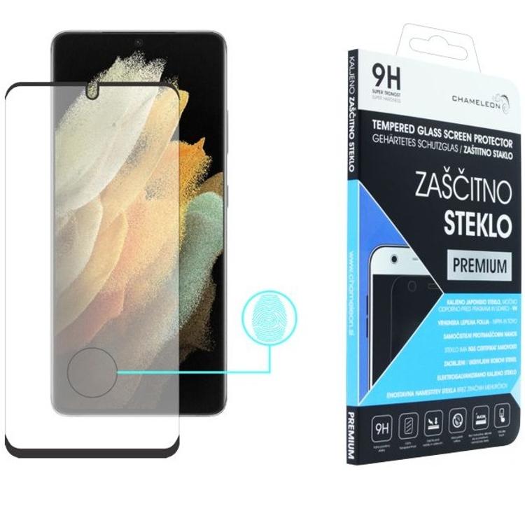 Samsung Galaxy S21 Ultra - zaščitno steklo Premium - črno do roba (0,23)_1