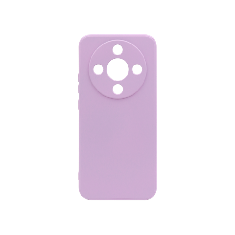 Gumiran svetlo vijoličen TPU ovitek za Honor Magic8 Lite z natančnim krožnim izrezom za kamero