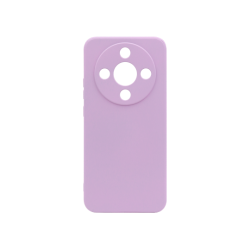 Gumiran svetlo vijoličen TPU ovitek za Honor Magic8 Lite z natančnim krožnim izrezom za kamero