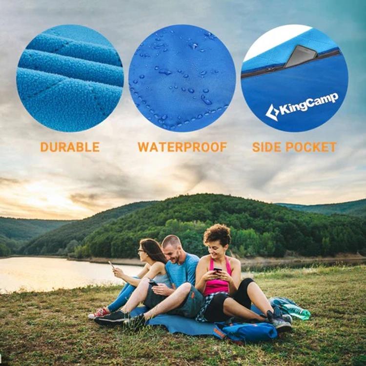 Piknik Podloga KingCamp Anna KP2101 200x145 cm, modra