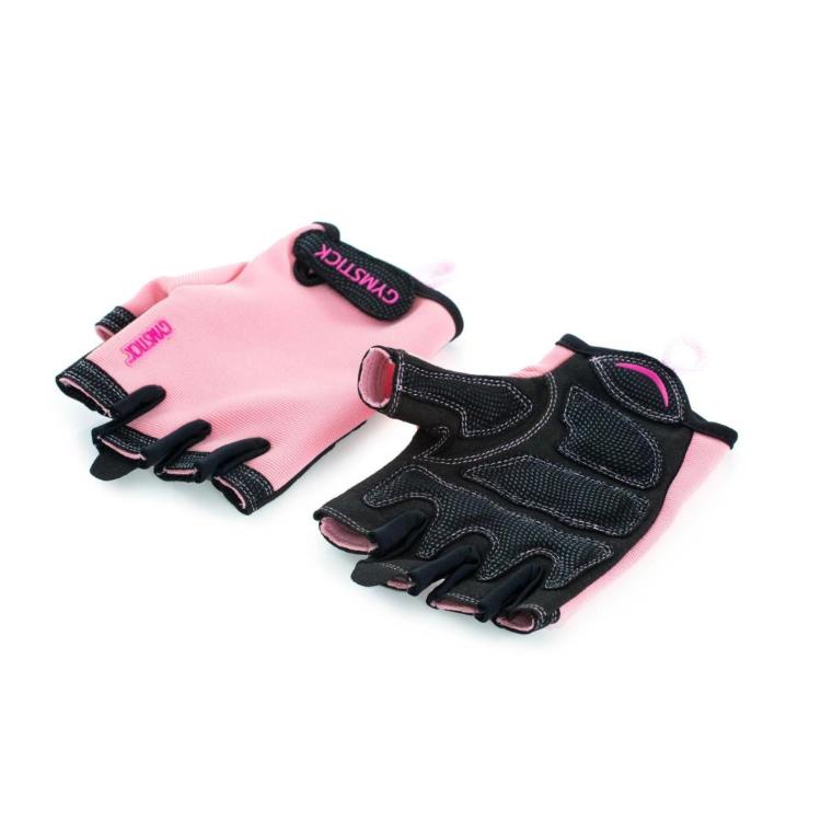 Rokavice training gloves, pink-small, Gymstick