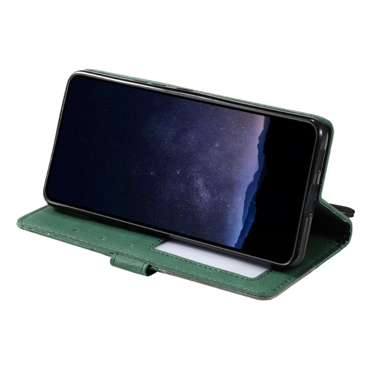 Preklopna torbica za Xiaomi Redmi Note 13 Pro, WLGO-Lines, zelena