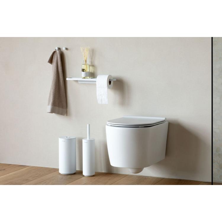 Držalo in ščetka za WC Brabantia MINDSET, bel