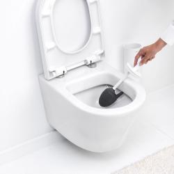 Držalo in ščetka za WC Brabantia MINDSET, bel