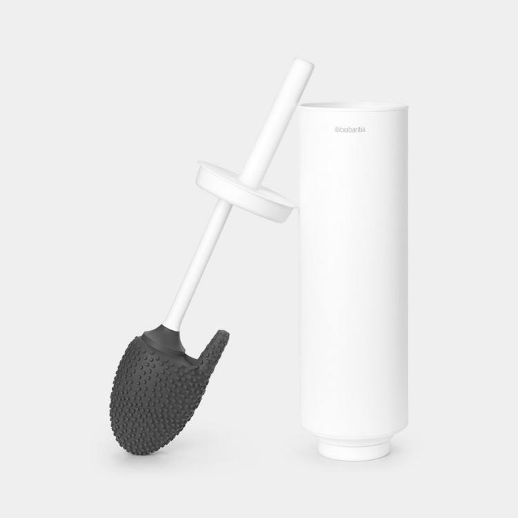 Držalo in ščetka za WC Brabantia MINDSET, bel
