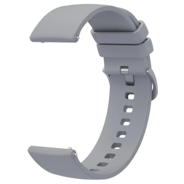 Silikonski pašček 22 mm, Fresh siv, za pametno uro