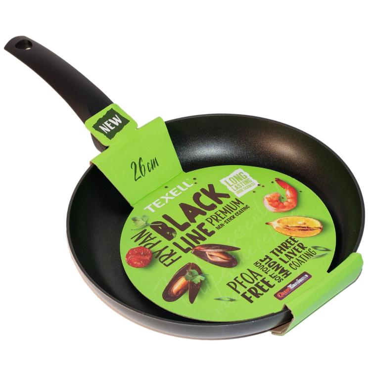 Ponev globoka TEXELL Black Line TPBL-D26, 26 cm