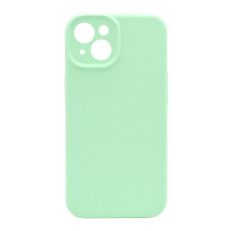 Silikonski ovitek (liquid silicone) za Apple iPhone 15 Plus, Soft, mint