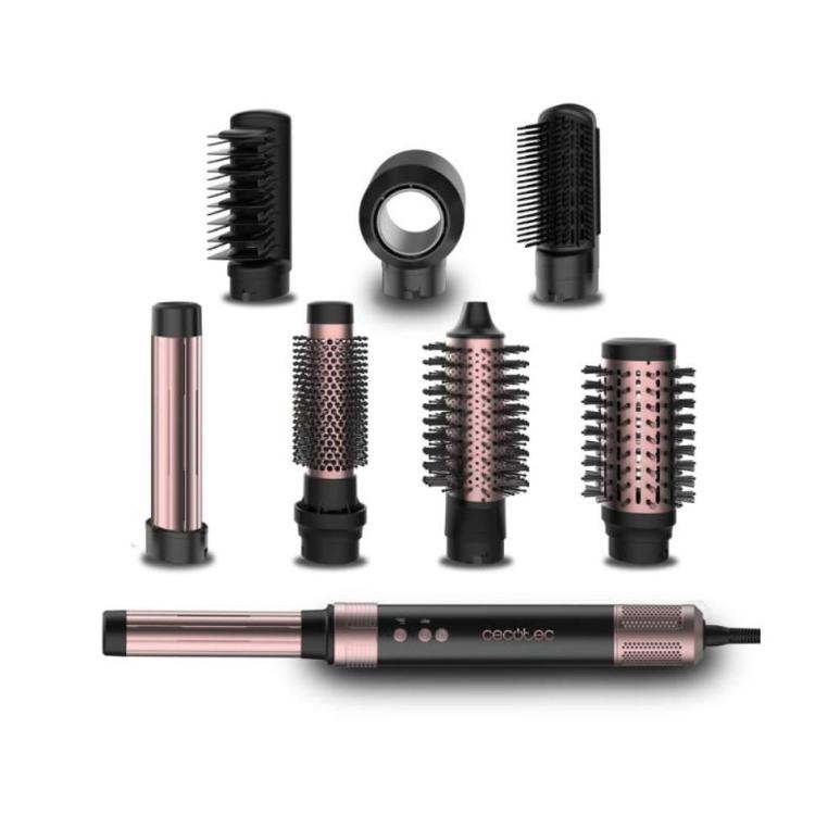 Oblikovalnik las Cecotec Bamba CeramicCare AirGlam Black