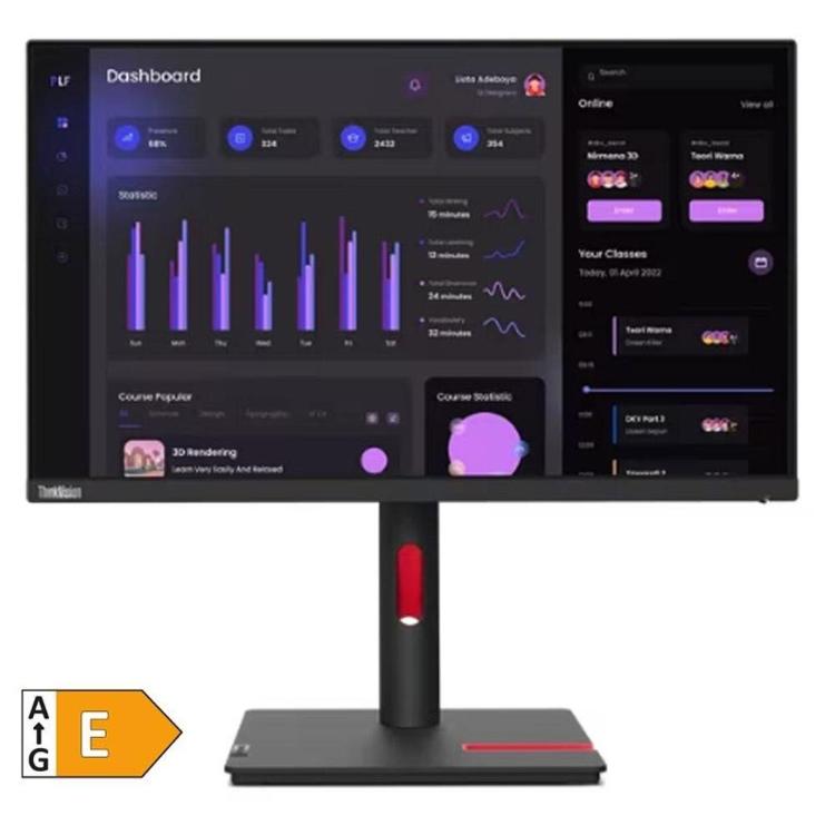 Monitor LENOVO ThinkVision T24i-30 60,45cm (23,8") FHD IPS 60Hz DP/HDMI