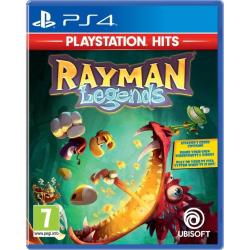 Igra Rayman Legends (PlayStation Hits) za PlayStation 4 v fizični embalaži, z barvitim platformskim prizorom in oznako PEGI 7.